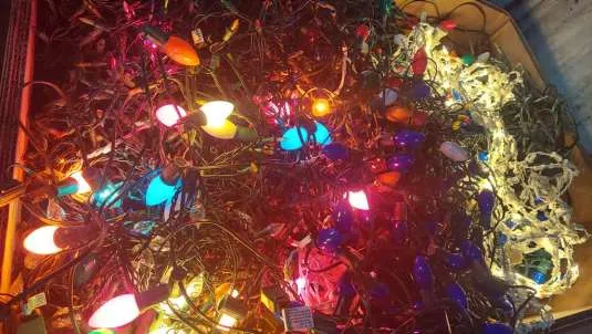 Manitowoc County Collecting Broken Christmas Lights