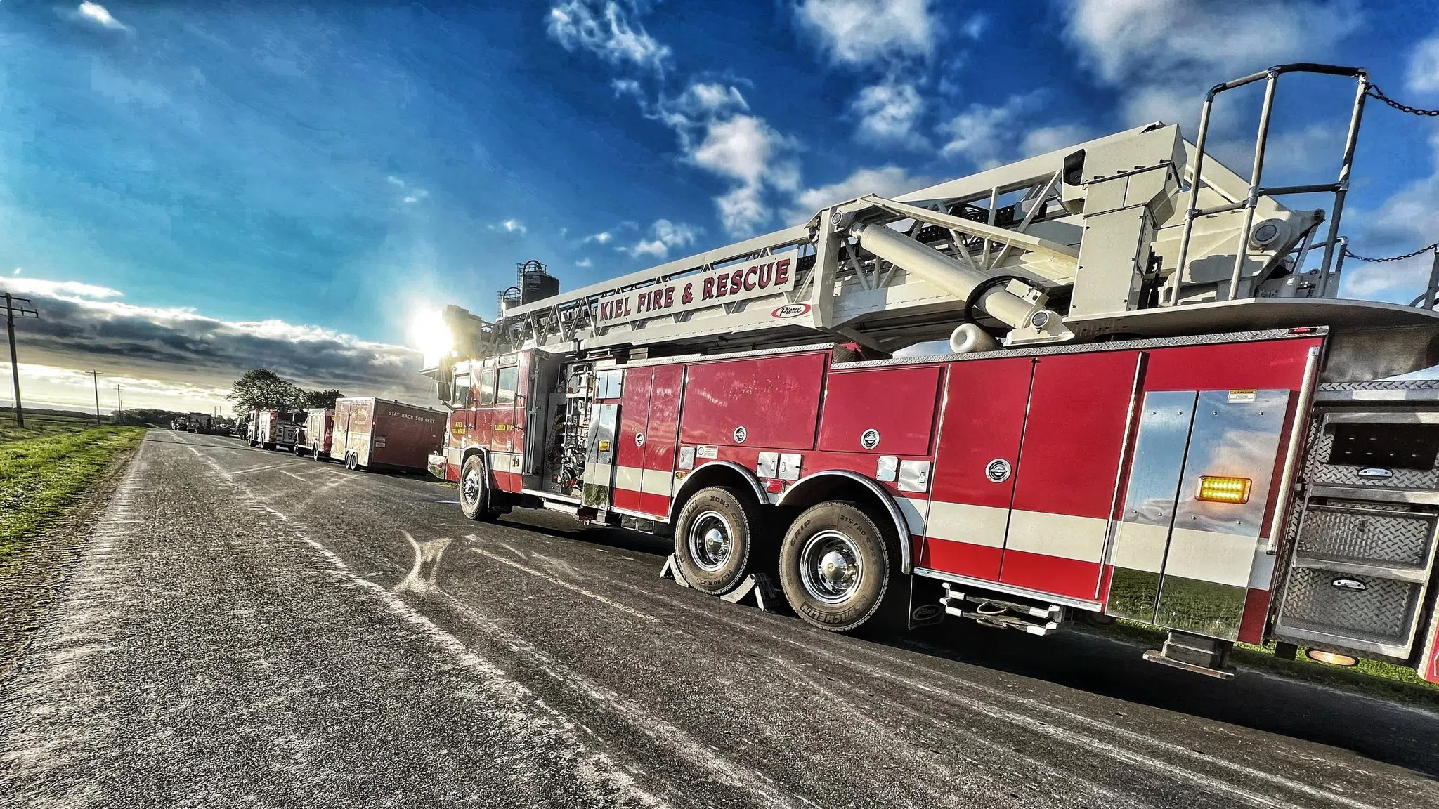 Kiel Fire Rescues Resident During House Fire