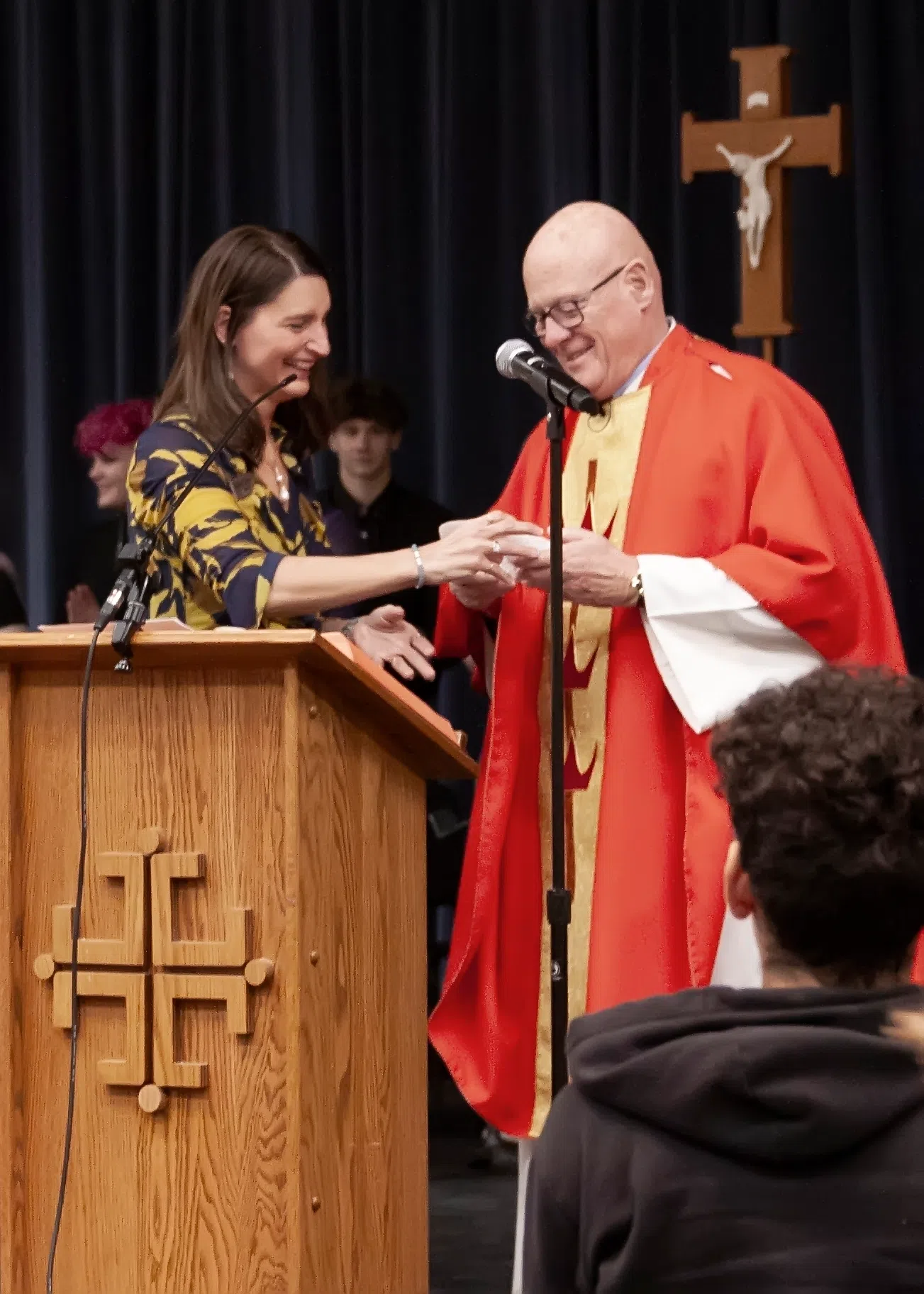 Roncalli High School Honors Clergyman with Distinguished Service Award