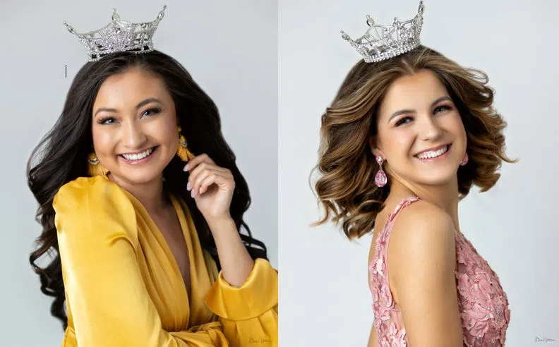 Miss Wisconsin and Miss Wisconsin's Teen Preparing for Miss America Stage