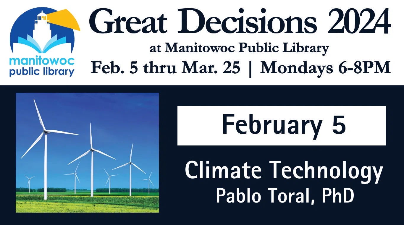 Great Decisions Lecture Series Returns to Manitowoc Public Library for 17th Consecutive Season