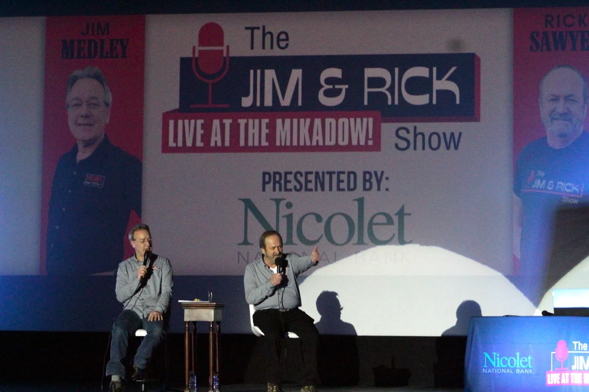 First Ever Jim and Rick Show Live Sells Out the Mikadow Theater