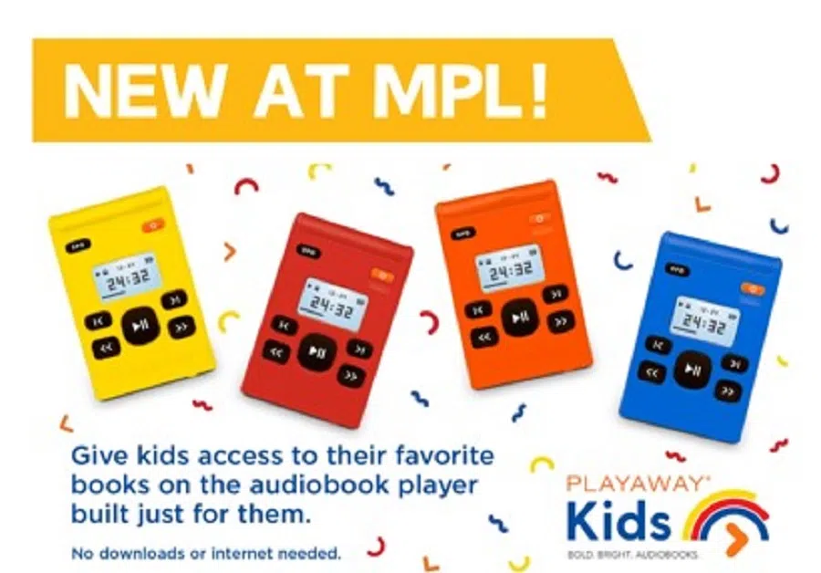 Playaway Audio Books for Kids Available Now at Manitowoc Public Library