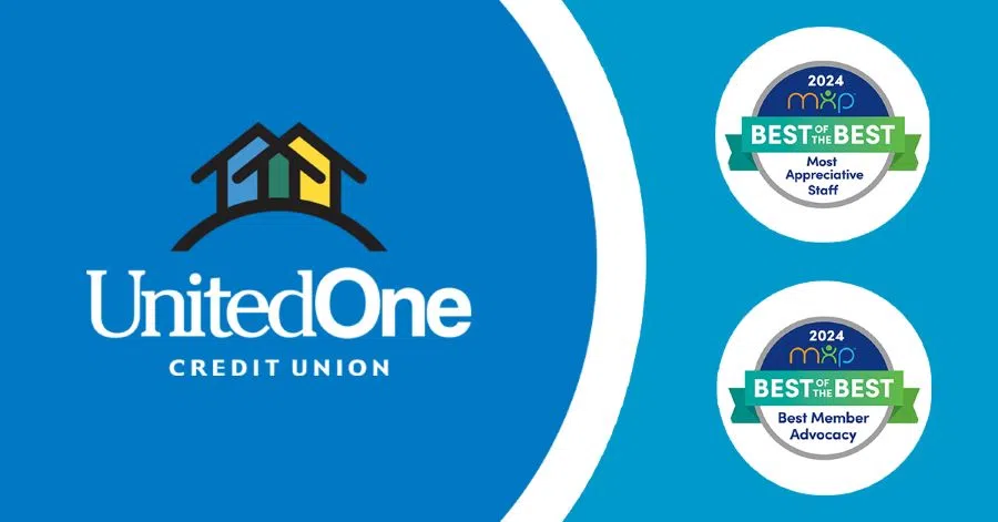 UnitedOne Credit Union Earns Best of the Best Awards