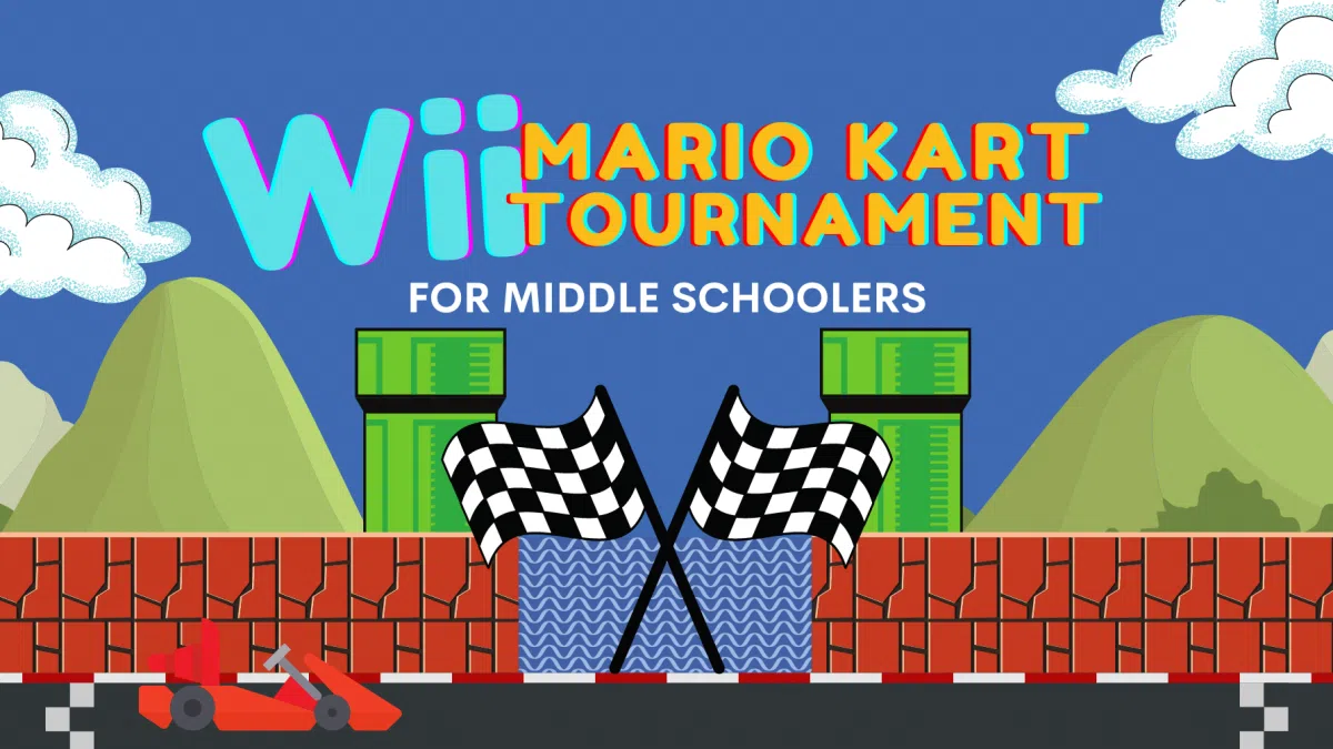 Rev Your Engines! Wii Mario Kart Tournament for Middle Schoolers at Manitowoc Public Library