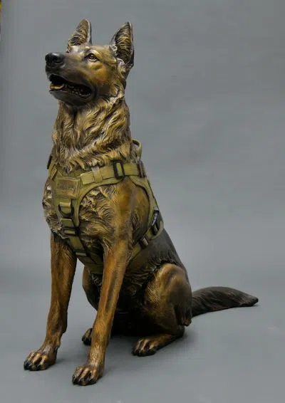 Manitowoc Police Close to Goal for Future K9 Memorial Statue
