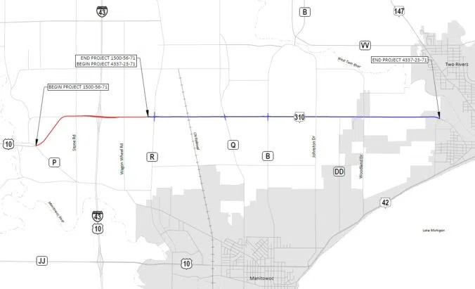 Manitowoc County Highway Improvement Project Begins Next Month