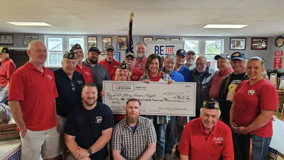 St. Nazianz American Legion Post Makes Major Donation to Old Glory