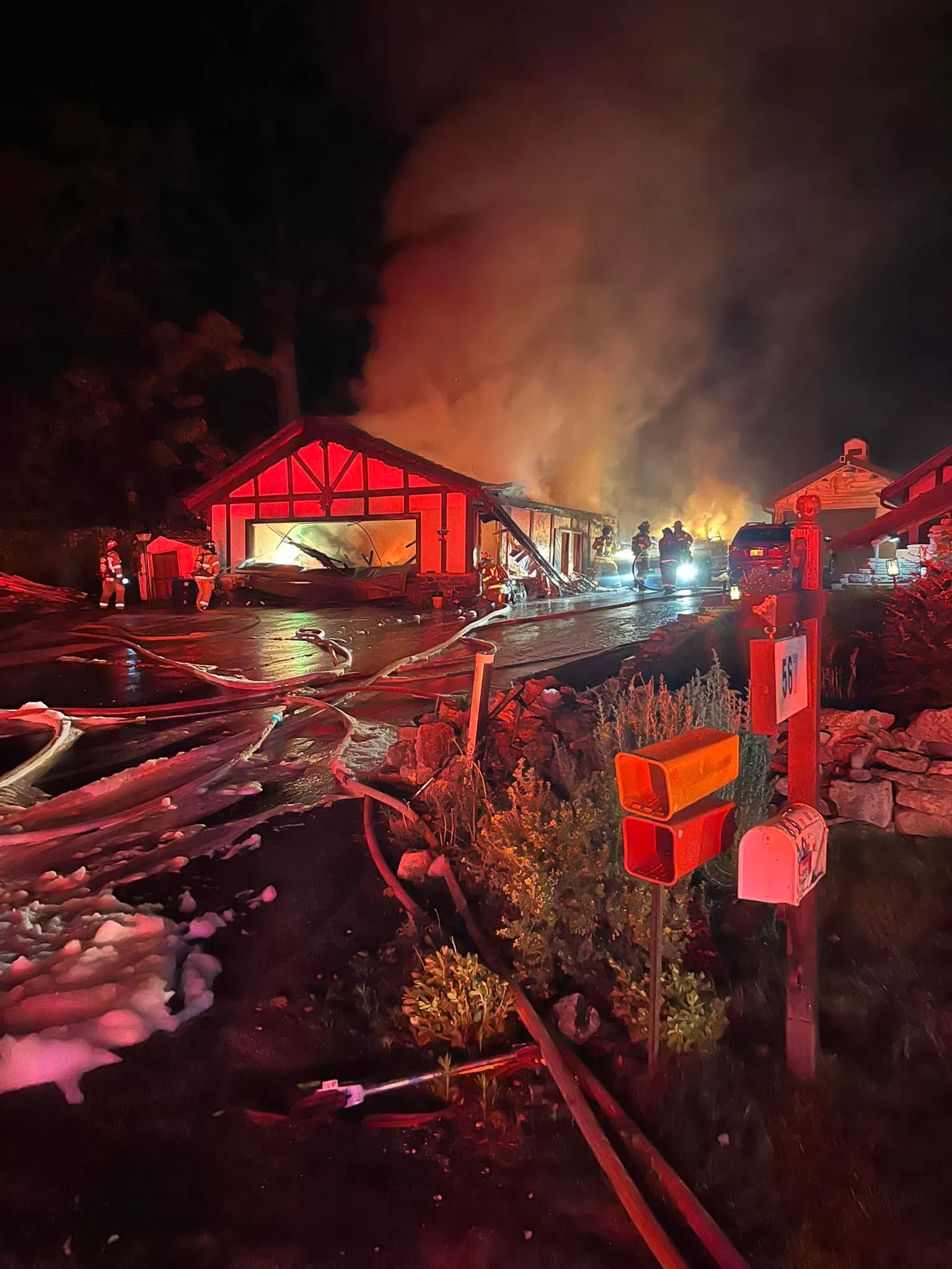 Roof Collapses During Fond du Lac Garage Fire