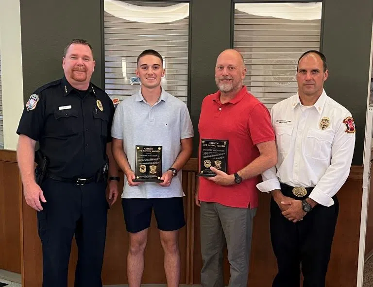 Two Manitowoc Citizens Awarded for Water Rescue