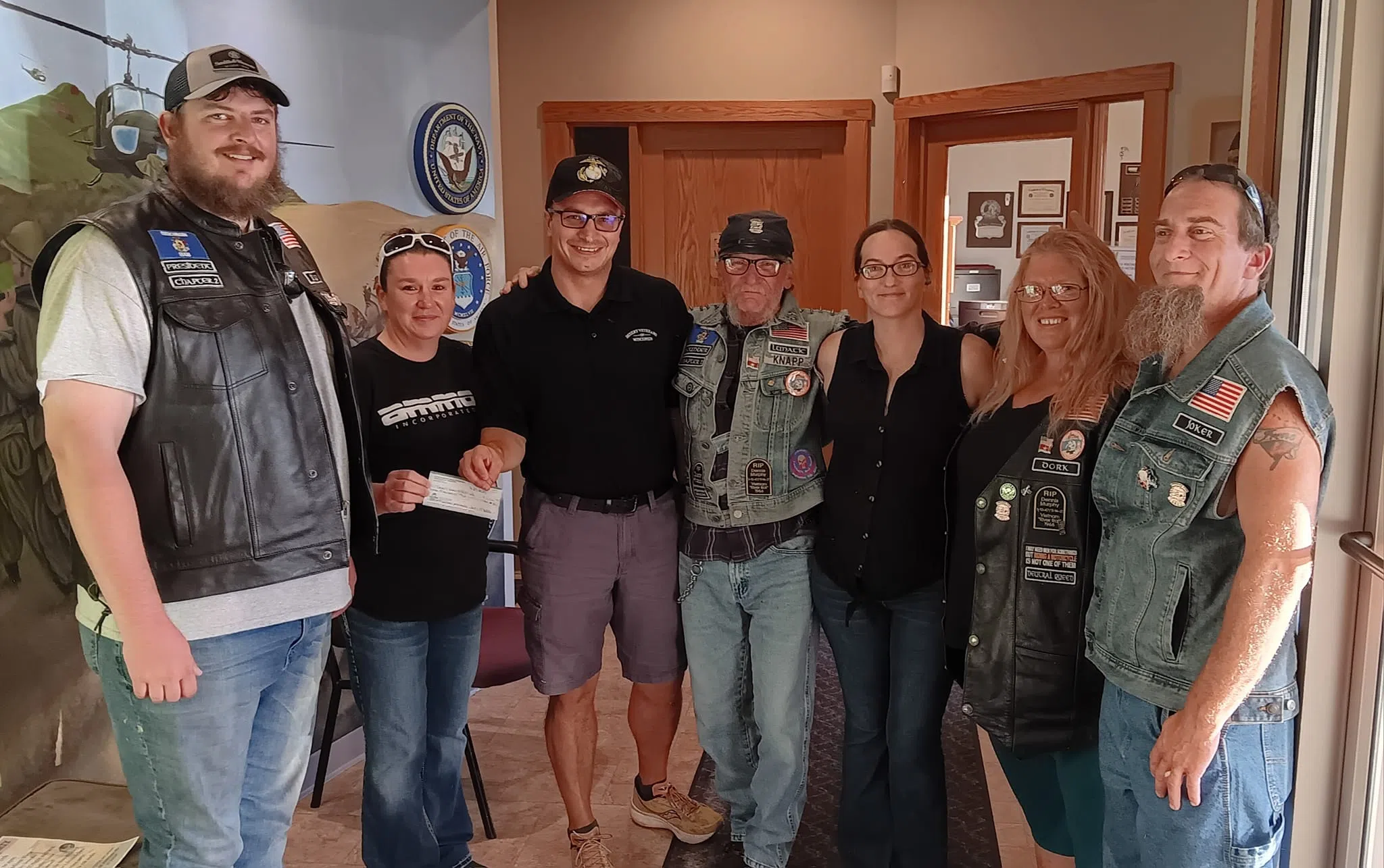 Patriot Riders Make Donation to Desert Veterans of Wisconsin