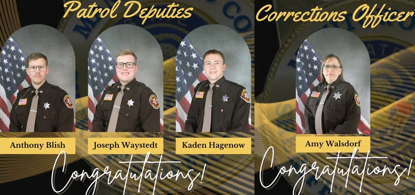 Manitowoc County Sheriff's Office Welcomes New Deputies, Corrections Officer