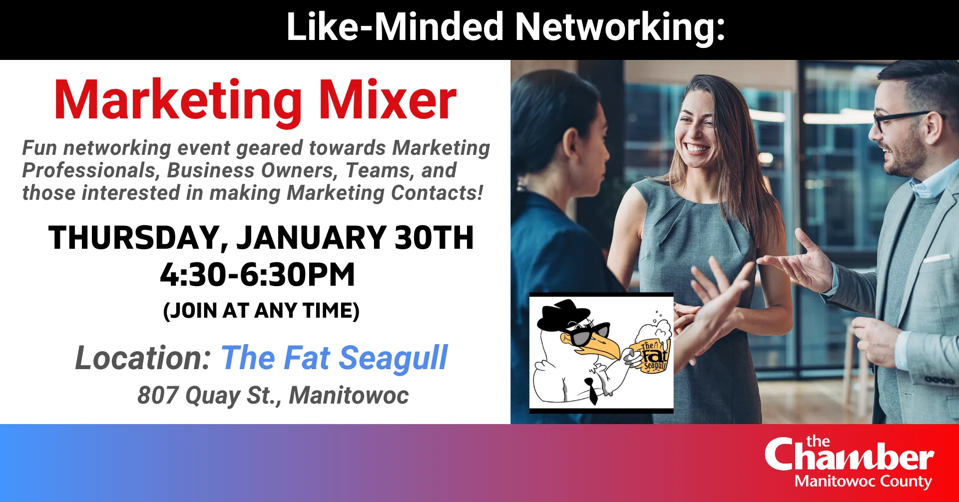 Manitowoc Chamber Hosting Marketing Mixer