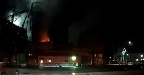 Multiple Fire Departments Respond to Valders Soybean Processer Fire