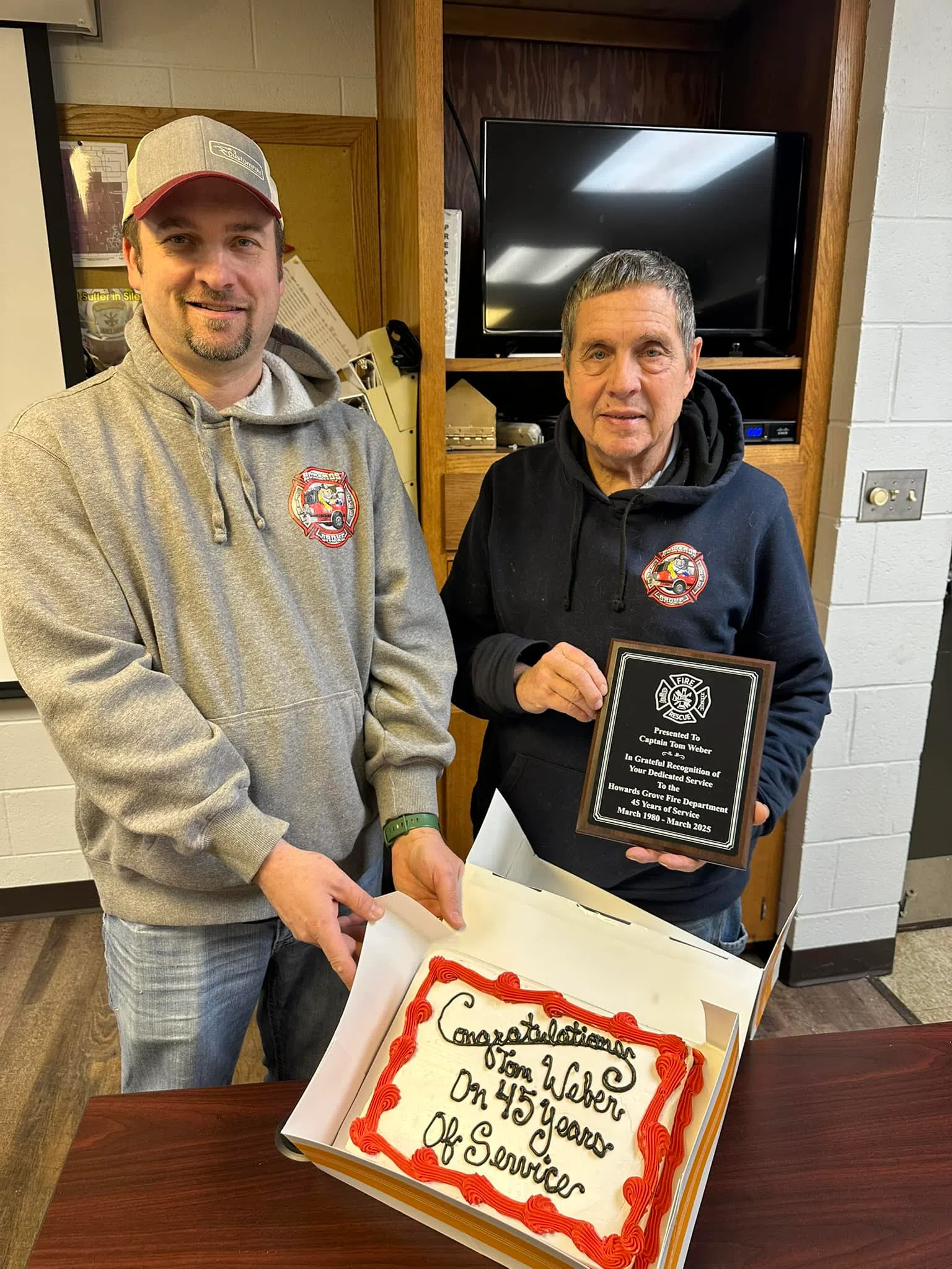 Howards Grove Firefighter Retiring After Nearly Five Decades of Service