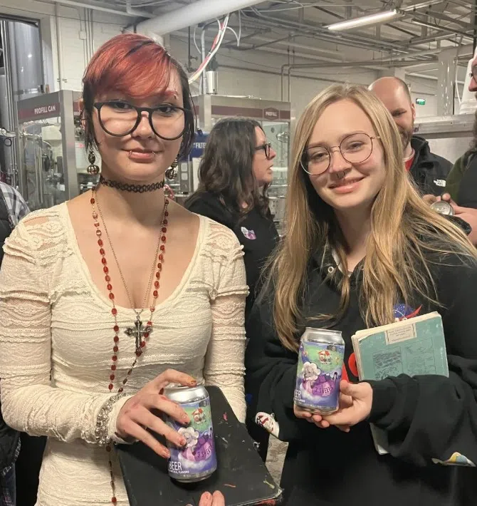 Sheboygan South Art Students Design Root Beer Label for 3 Sheeps Brewing