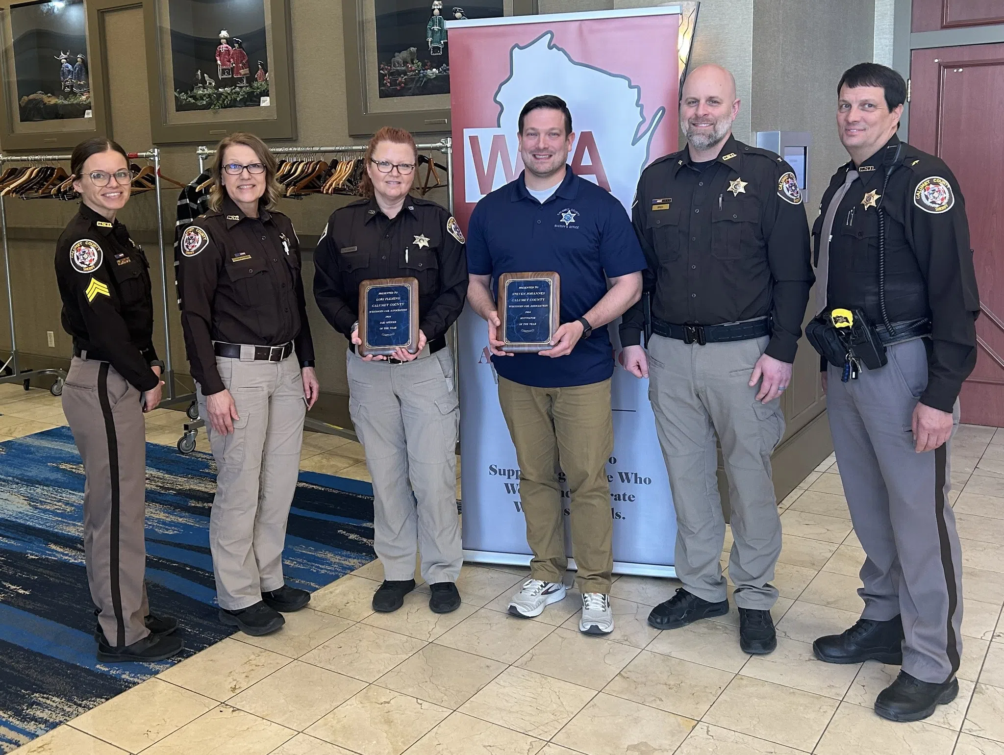 Calumet County Correctional Officers Honored at State Conference