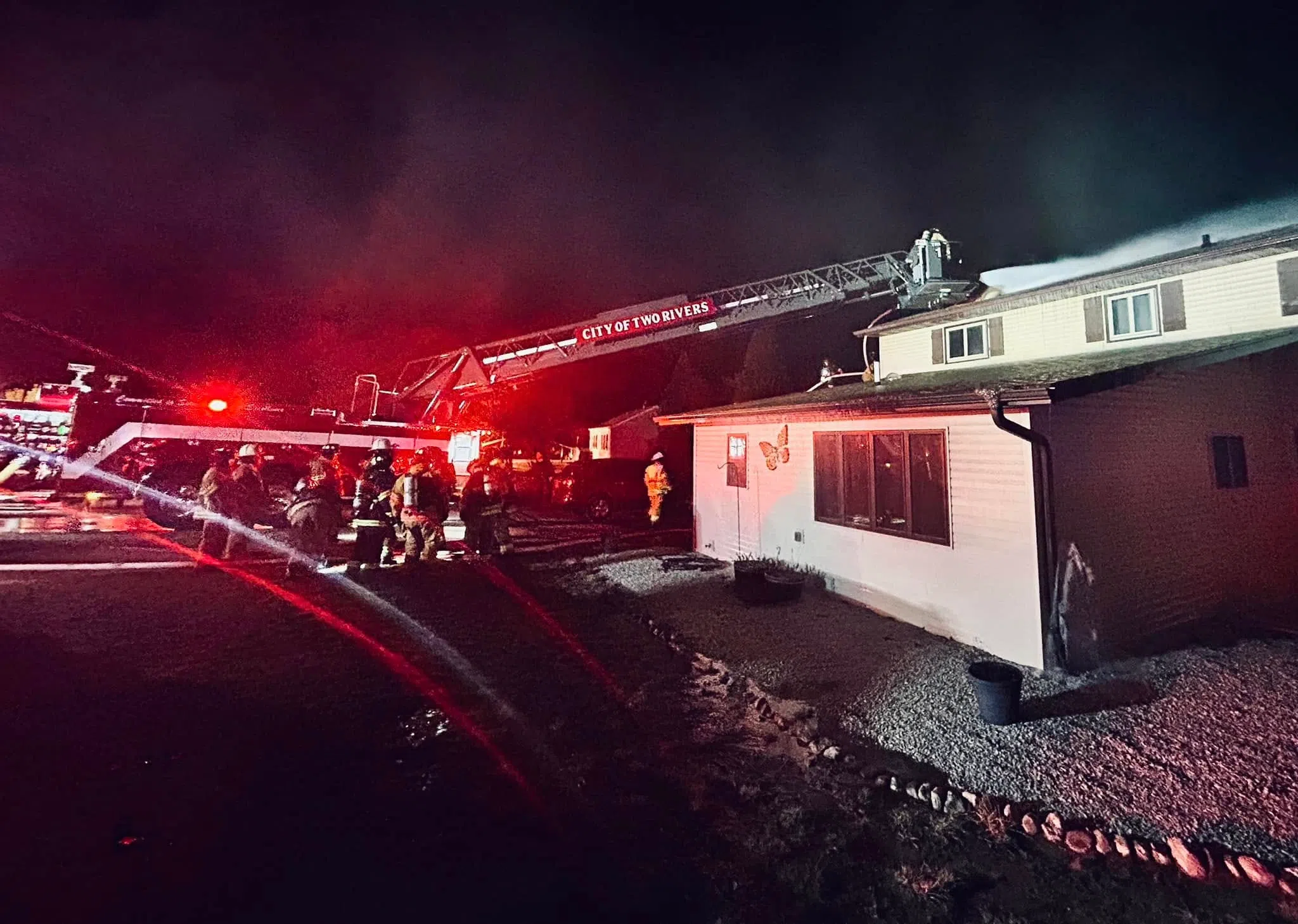 Town of Two Rivers Family Displaced Due to Fire