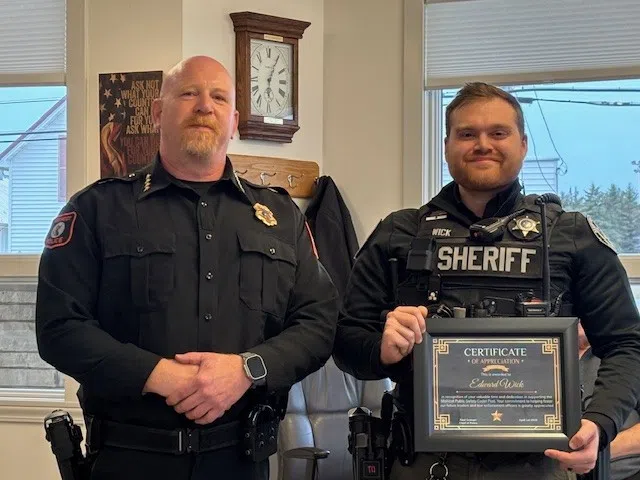 Mishicot Police Officer Honored for Work in Cadet Program