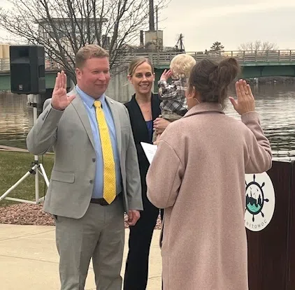 Mayor Justin Nickels Sworn In to 5th Term, New Alderman Join Council