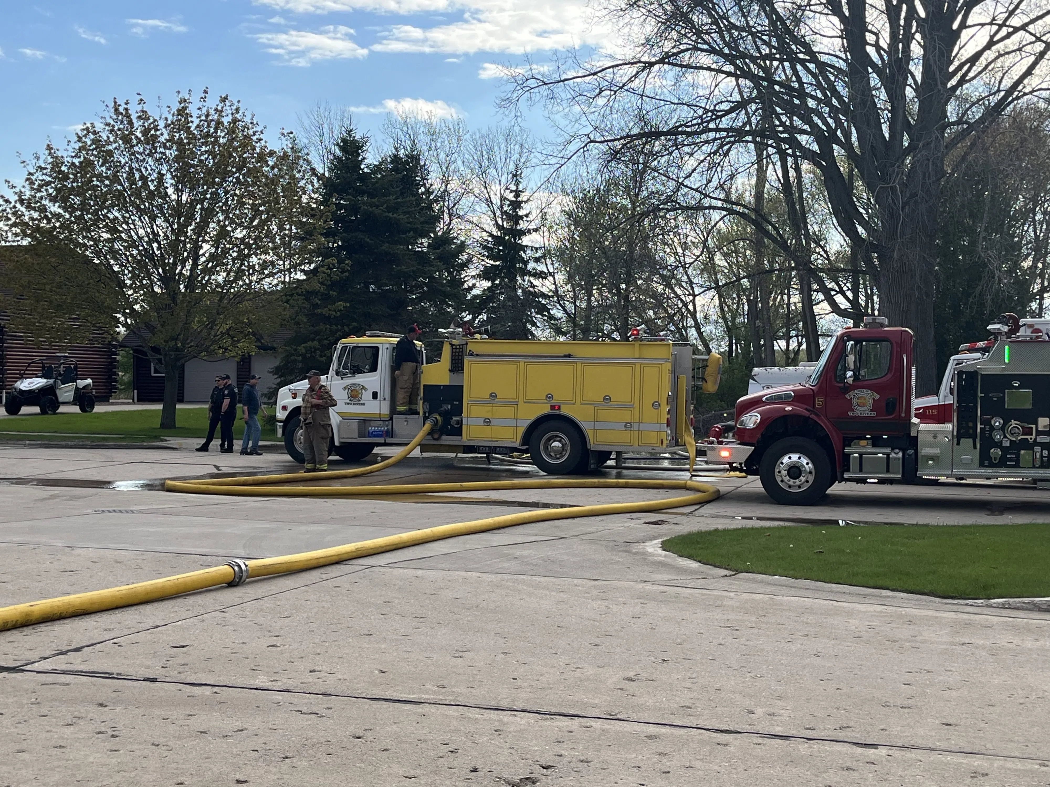 Brush Fire Burns Multiple Acres in Two Rivers