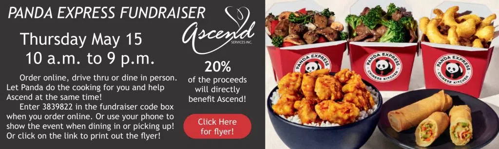Manitowoc Panda Express to Raise Money for Ascend Services