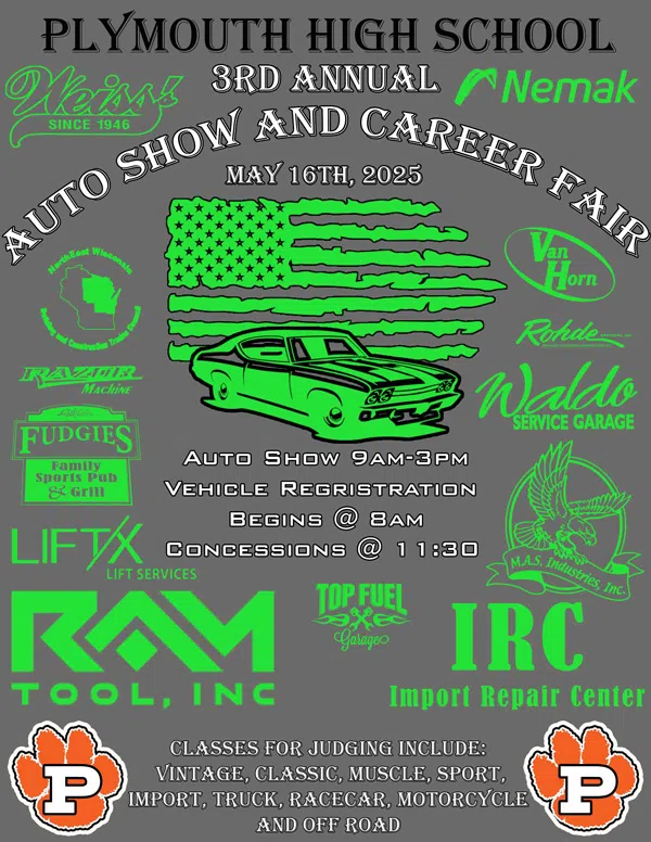 Plymouth High School Hosting Auto Show and Career Fair