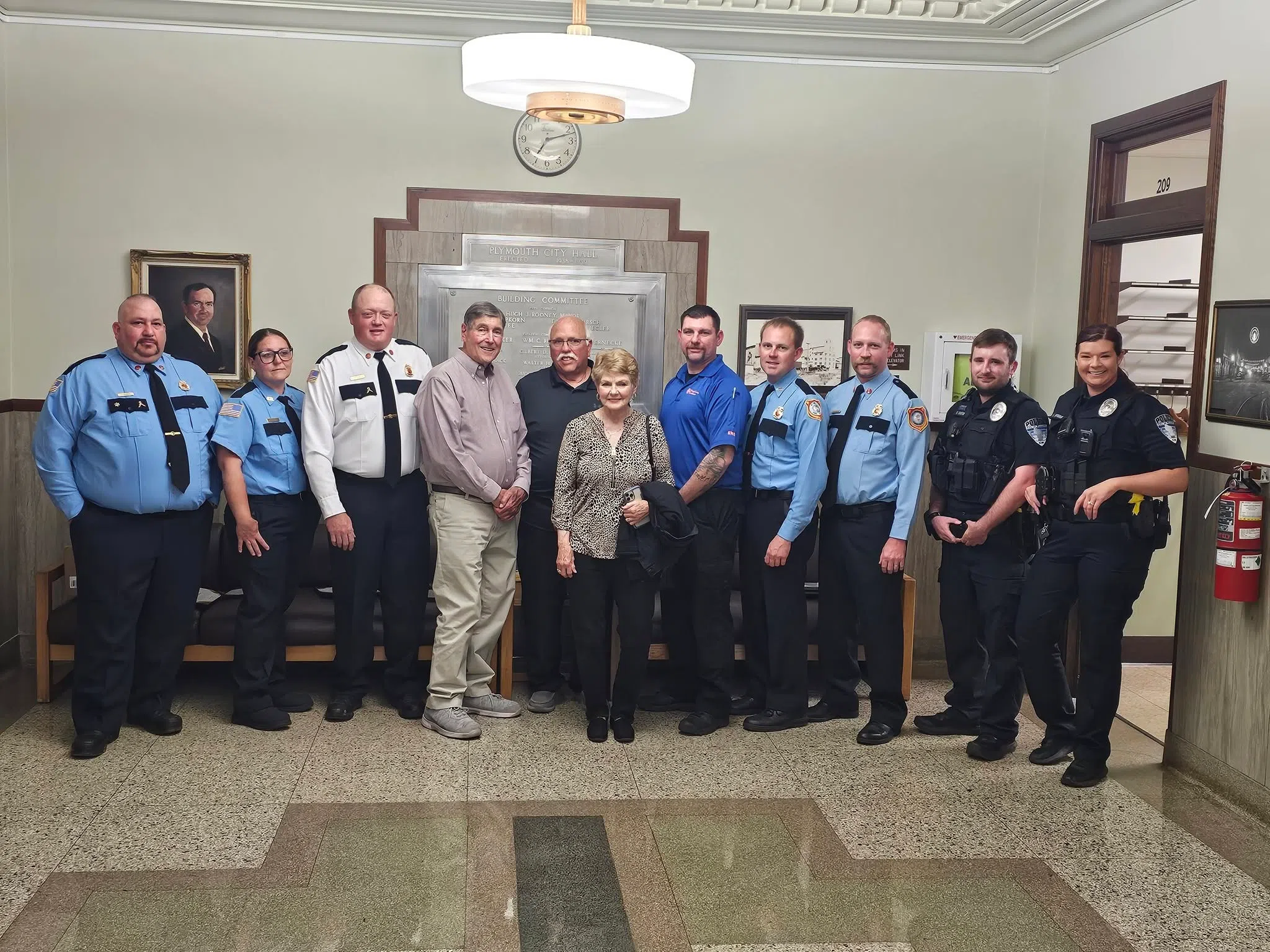 Plymouth Public Safety Workers Honored for Life Saving Actions