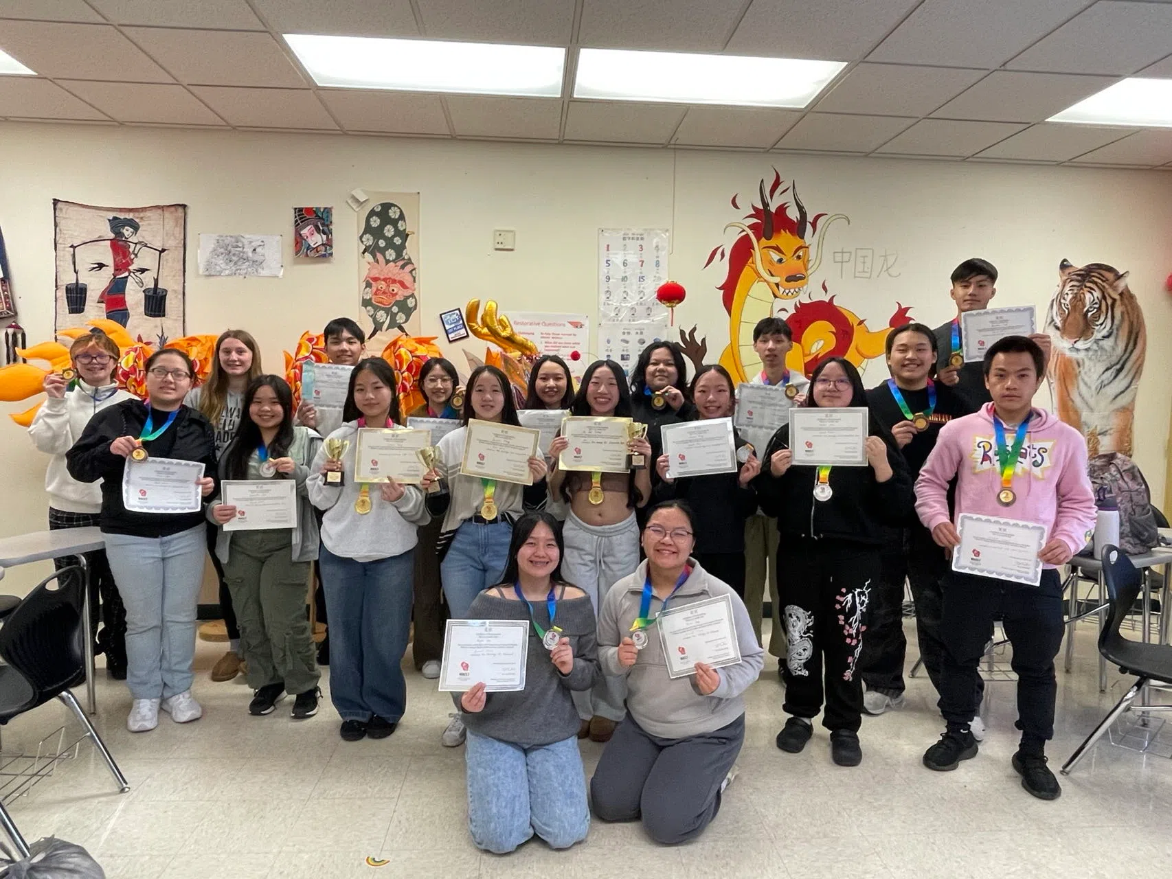 Sheboygan South Students Show Out at Wisconsin Chinese Speech Contest