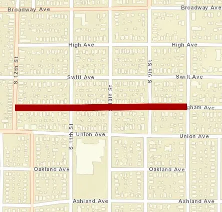 Sheboygan DPW Announces Closure of Dillingham Avenue