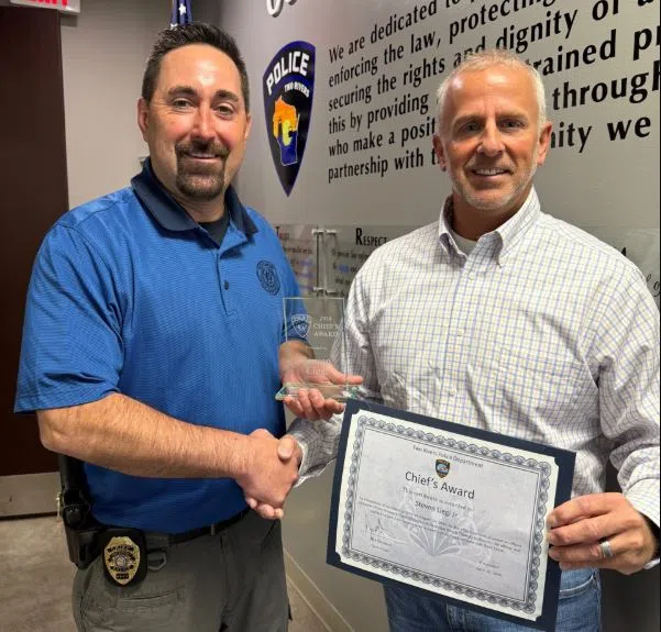 We Energies Employee Honored by Two Rivers Police