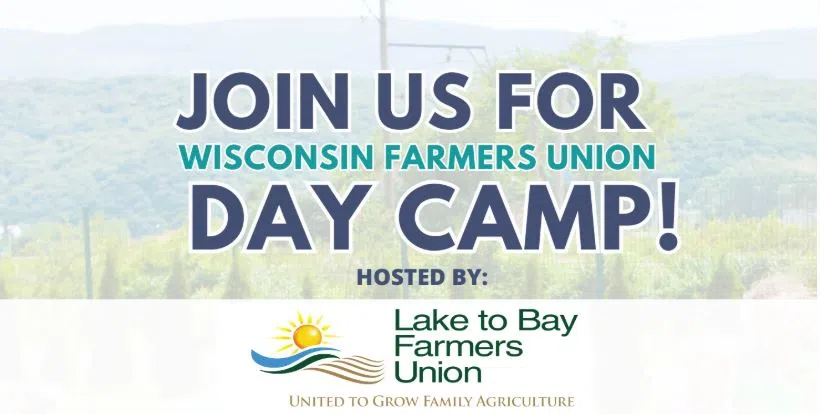 Wisconsin Farmers Union Offering Free Farmers Union Day Camps