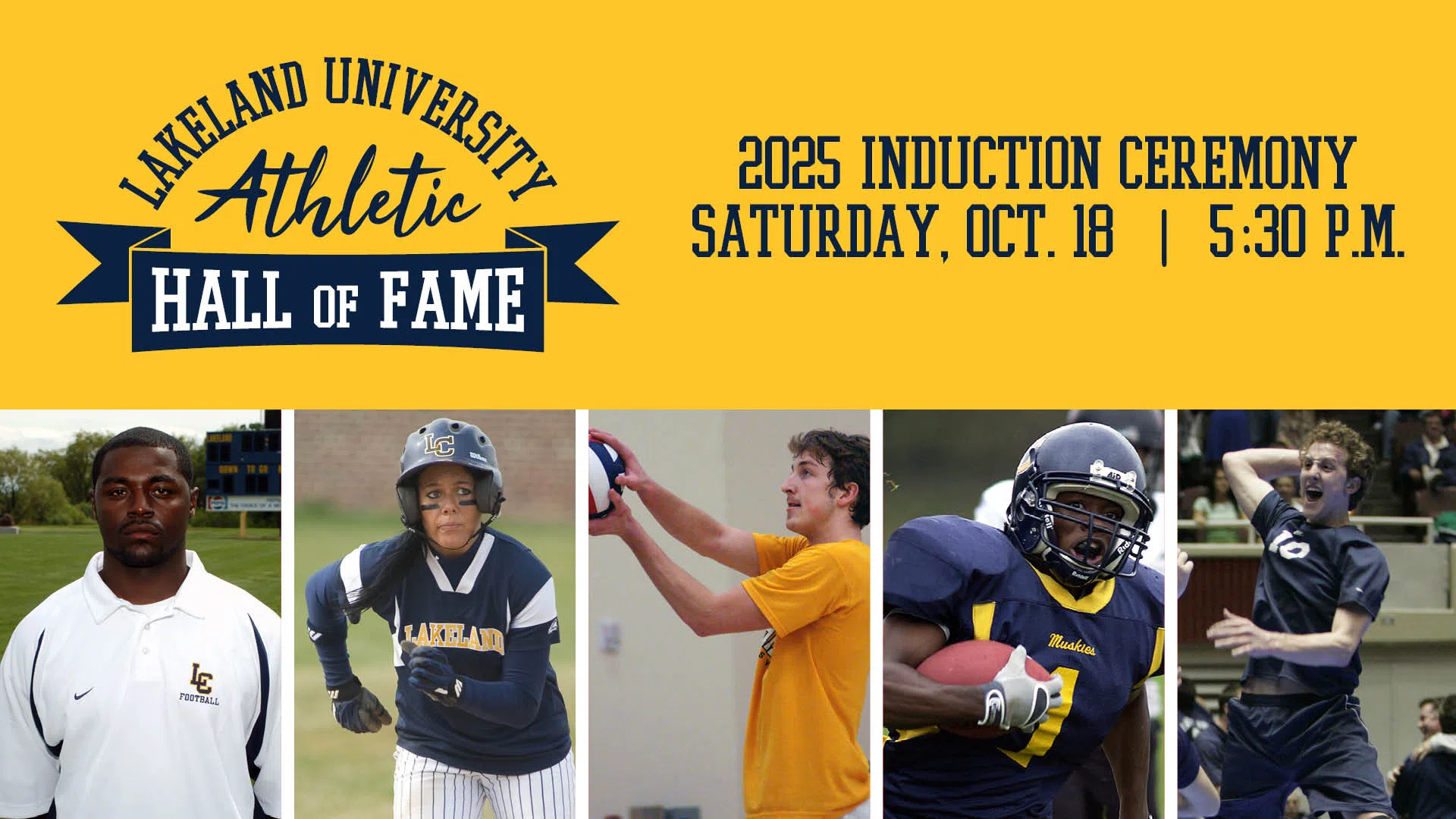 Lakeland University to Induct Five into Athletic Hall of Fame