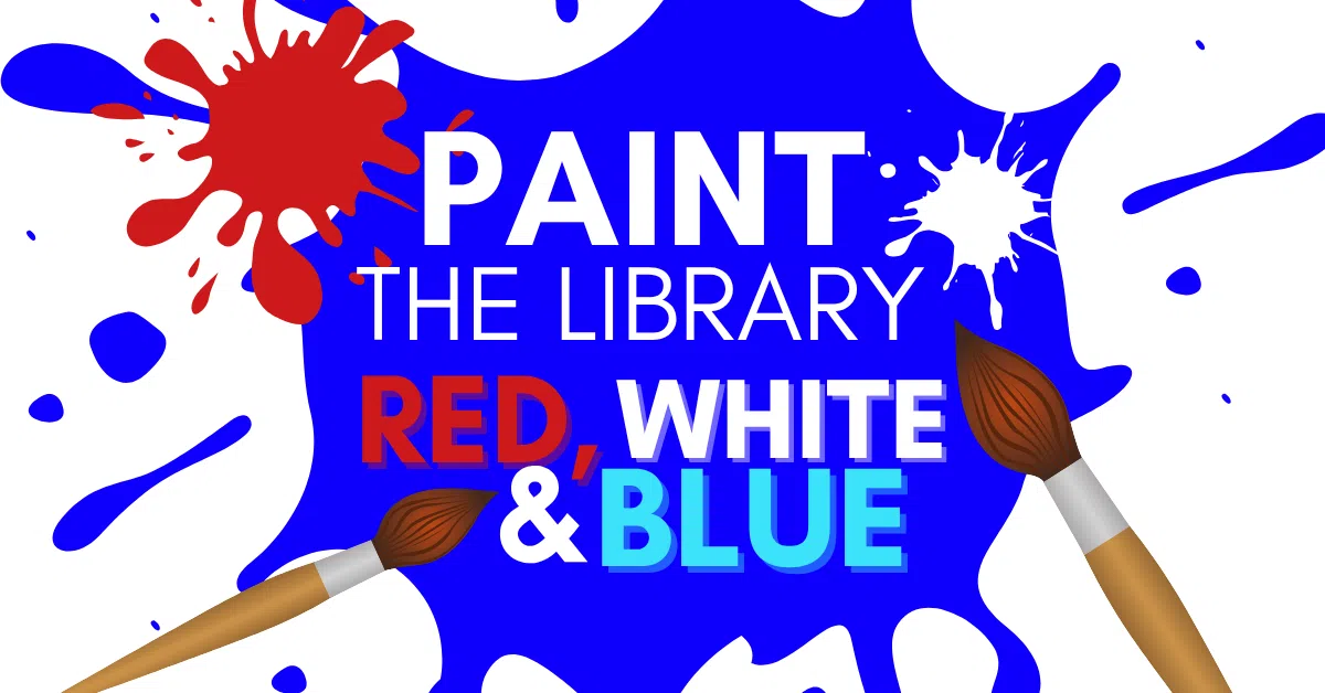 MPL's Paint the Library Red, White and Blue Brings Creative Patriotic Flair to Downtown Manitowoc!