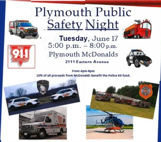 Plymouth to Hold Public Safety Night Next Week