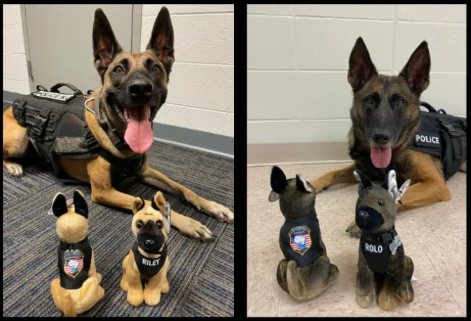 Manitowoc Police Creates K9 Plushies for K9 Program