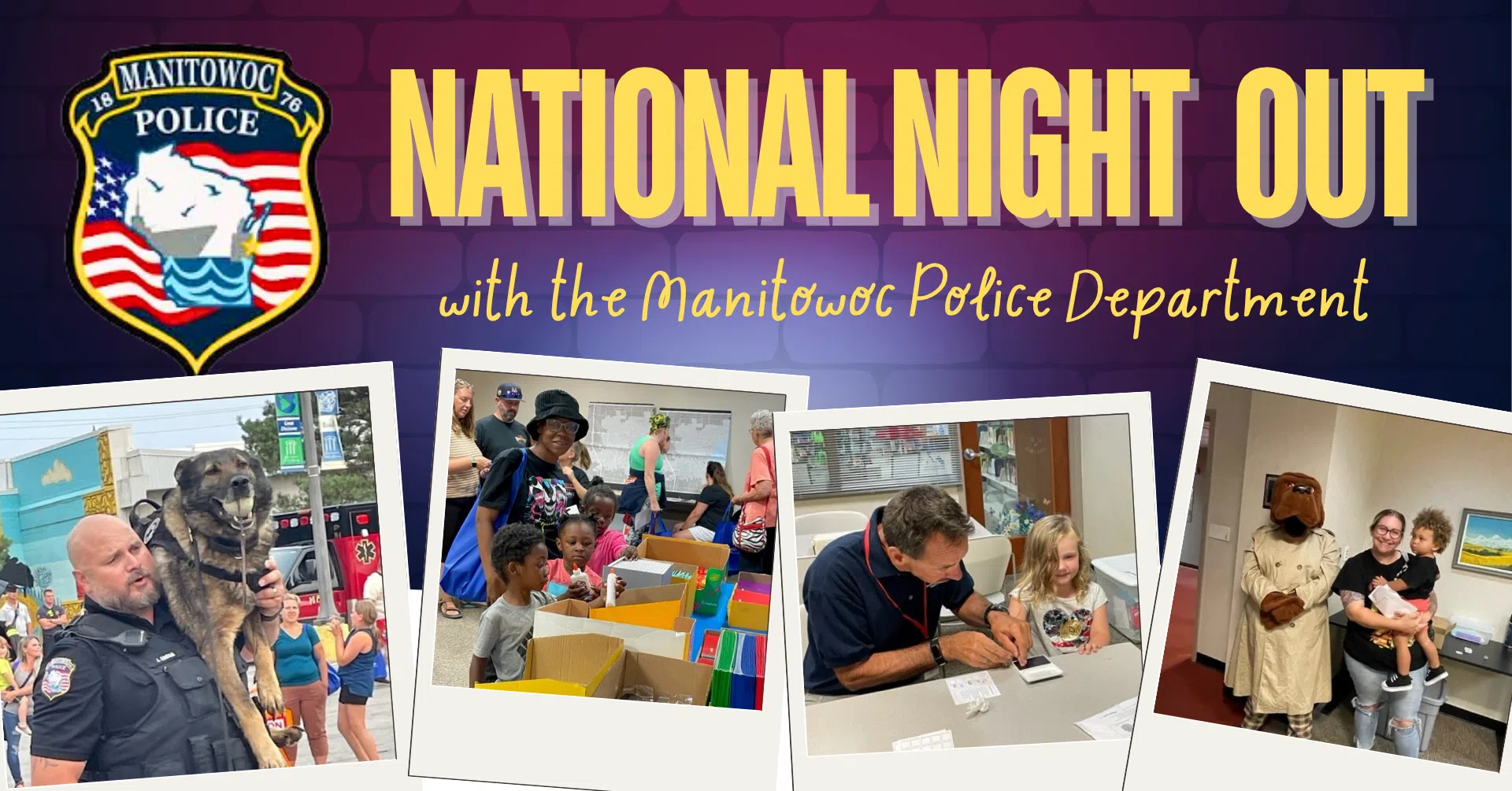 Manitowoc Police Department and Manitowoc Public Library Join Forces to Present National Night Out