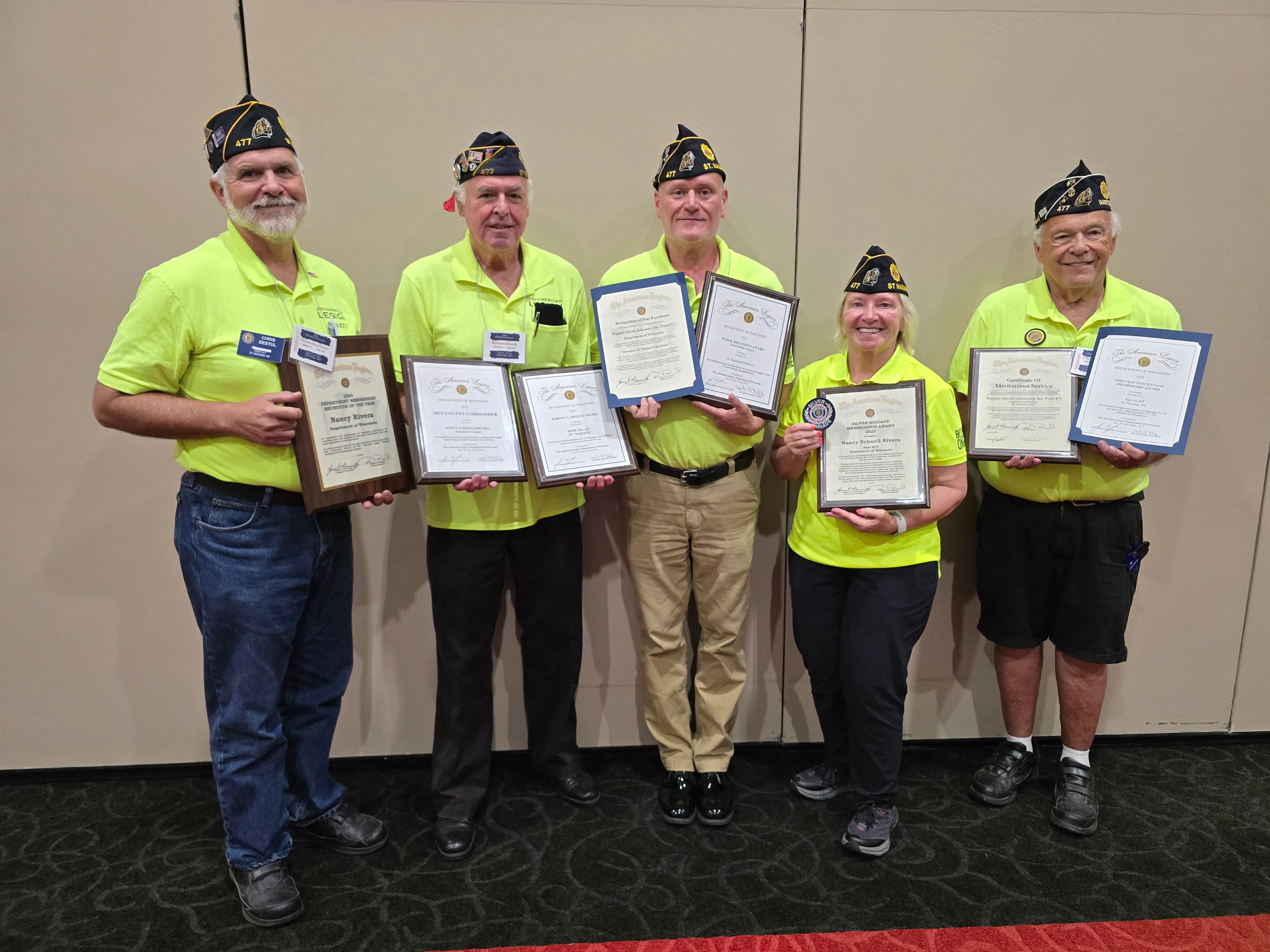 American Legion Post 477 Honored at State Convention