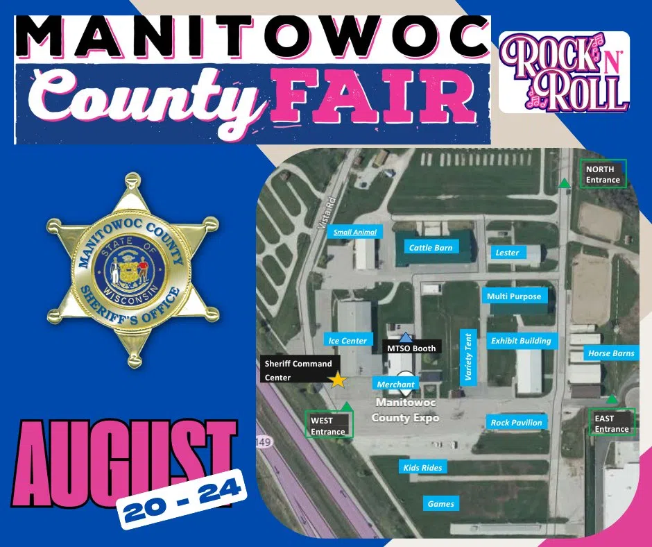Manitowoc County Sheriff's Office Encourages Safety at the Manitowoc County Fair