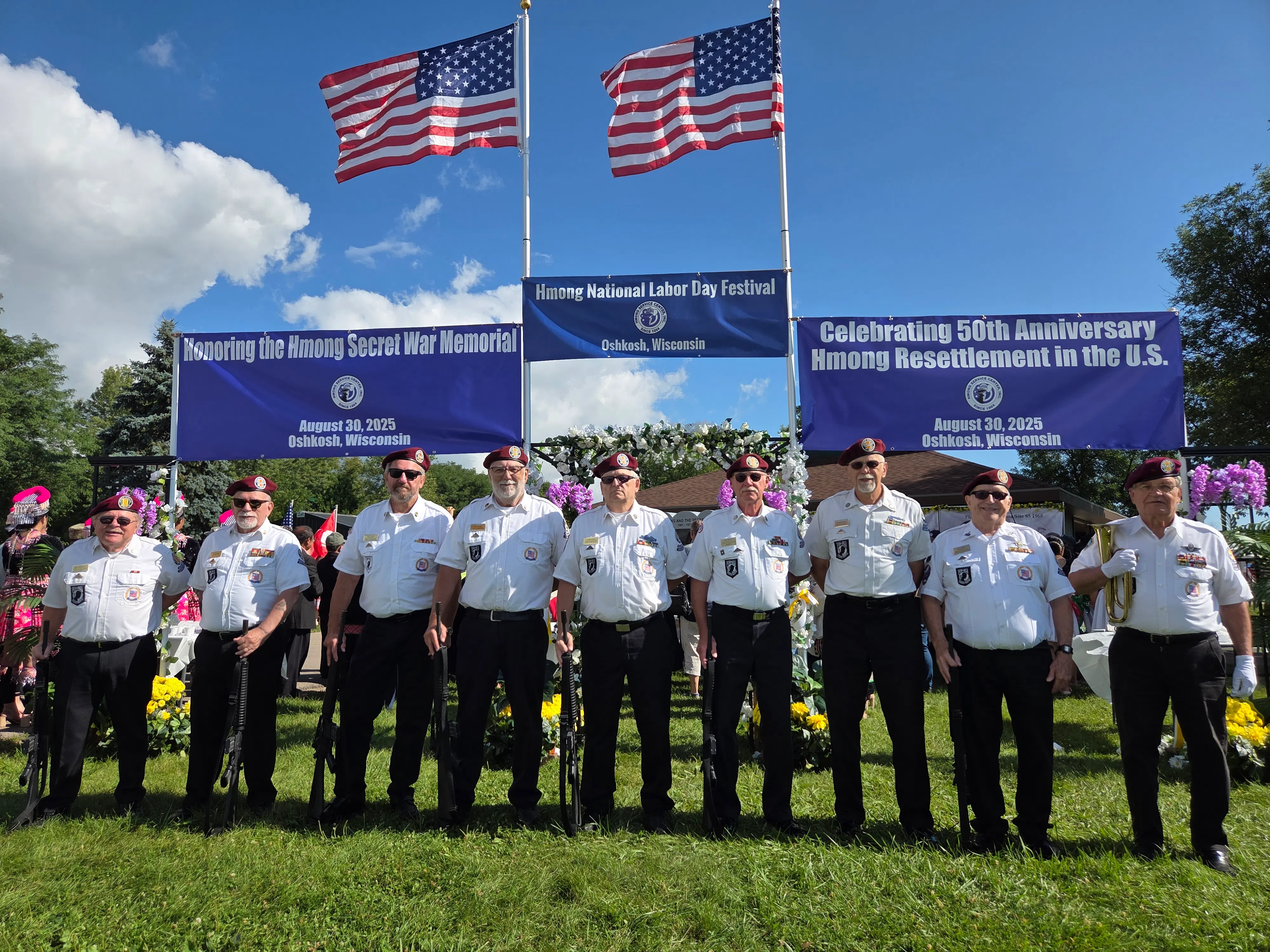 Manitowoc Veterans Take Part in Hmong National Labor Day Festival