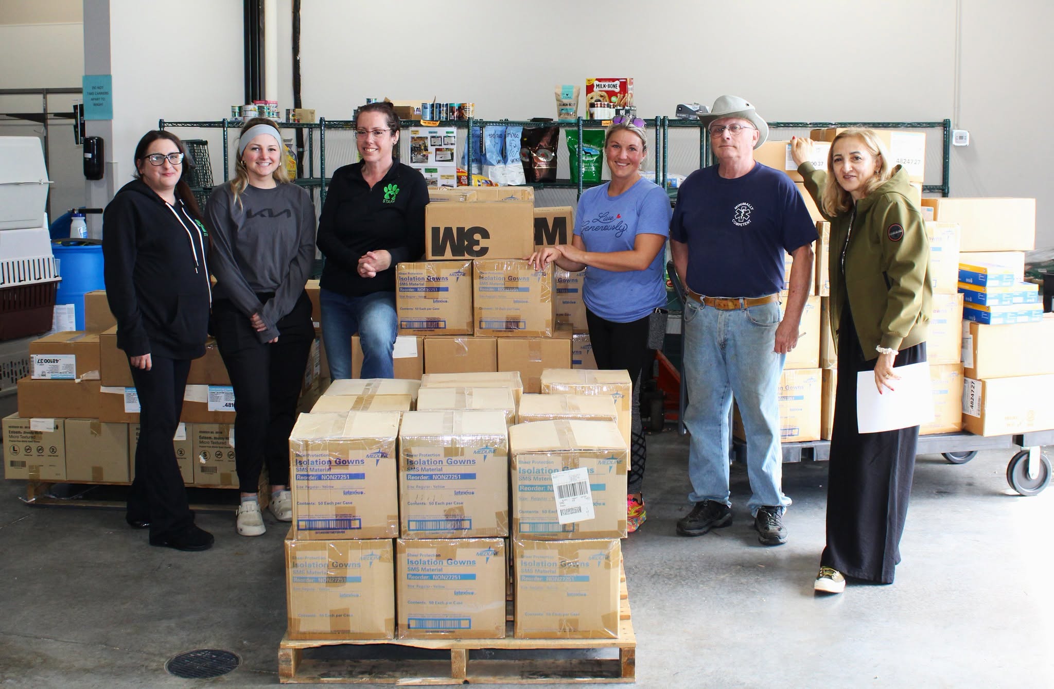 HSHS ST. Nick's Makes Big Donation to Humane Society Amid Feline Virus Outbreak