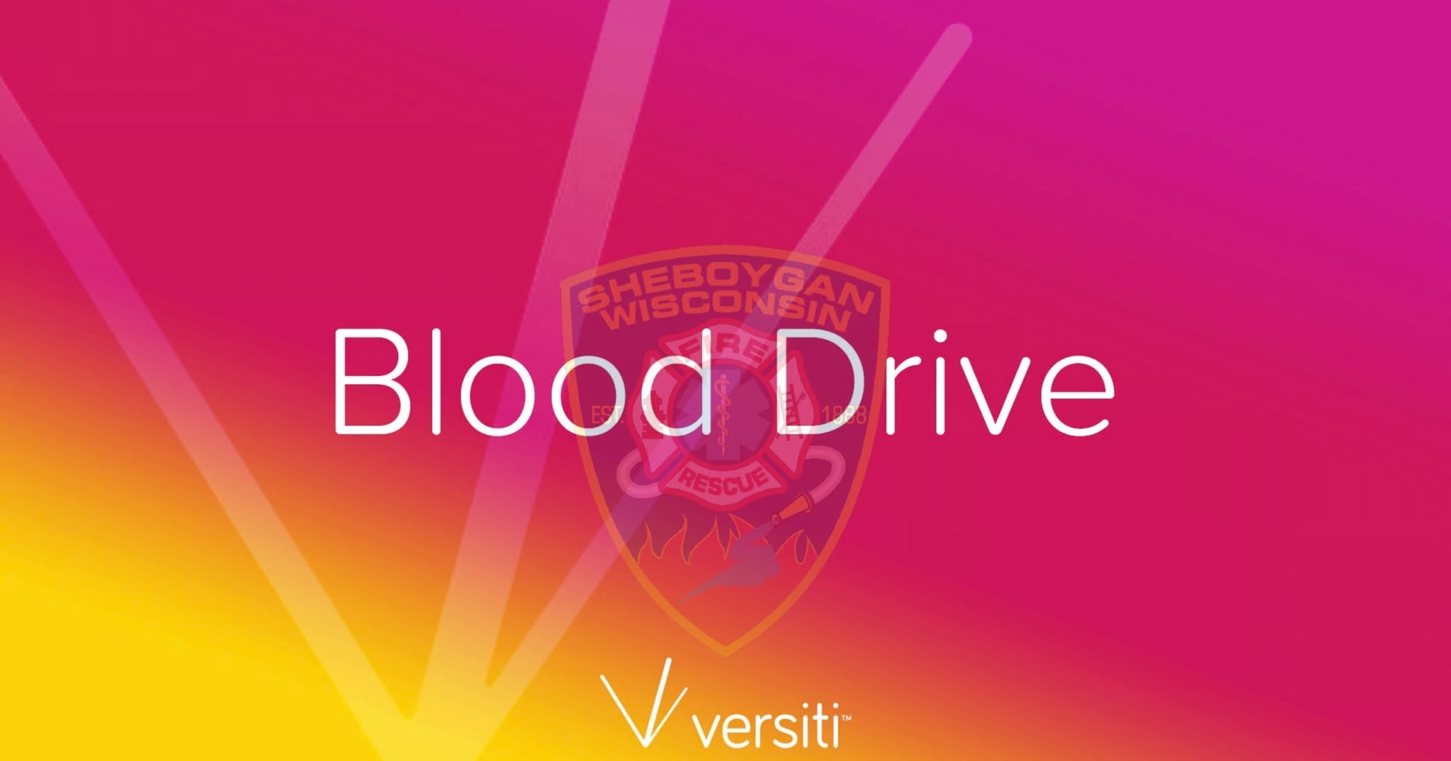 Sheboygan Fire Department Hosting Community Blood Drive