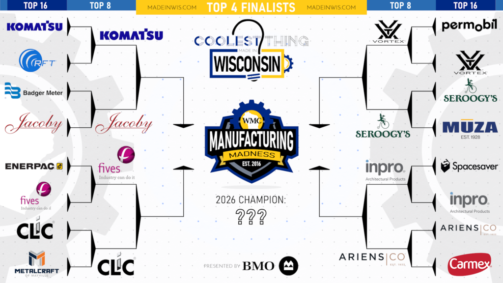 Three Eastern Wisconsin Products Advance to Top 8 in Coolest Thing Made in Wisconsin Contest