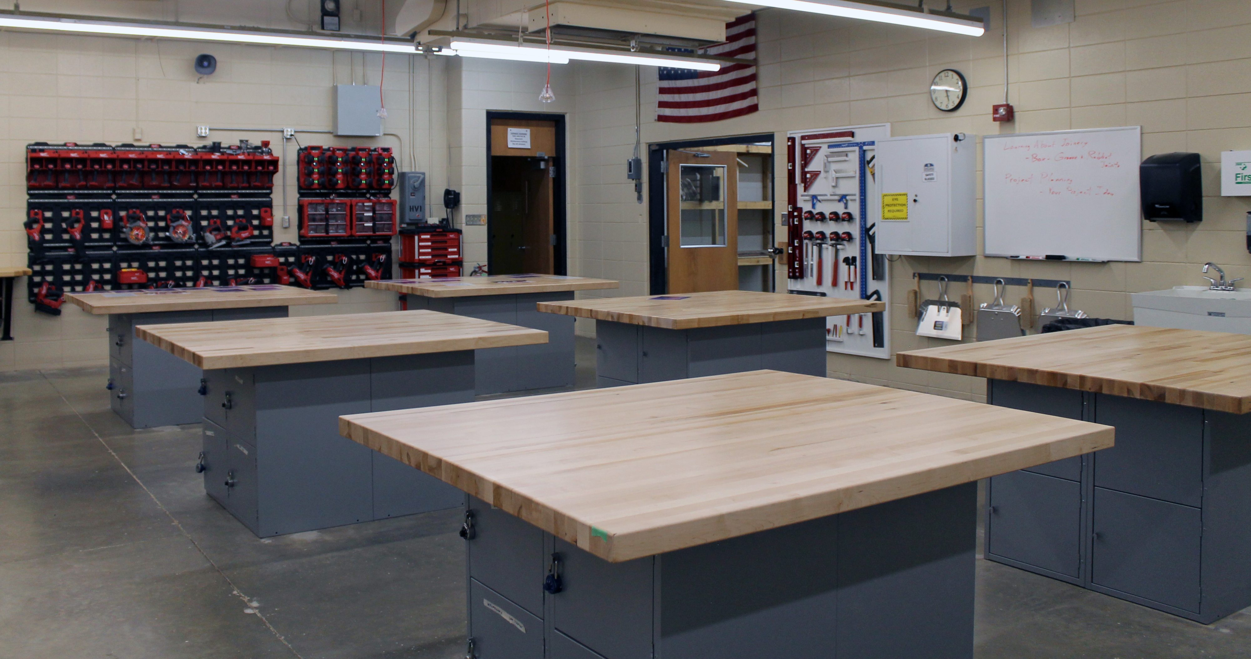 Plymouth High School Remodel Providing Students with 'Safe, Organized, Modern Woodshop'