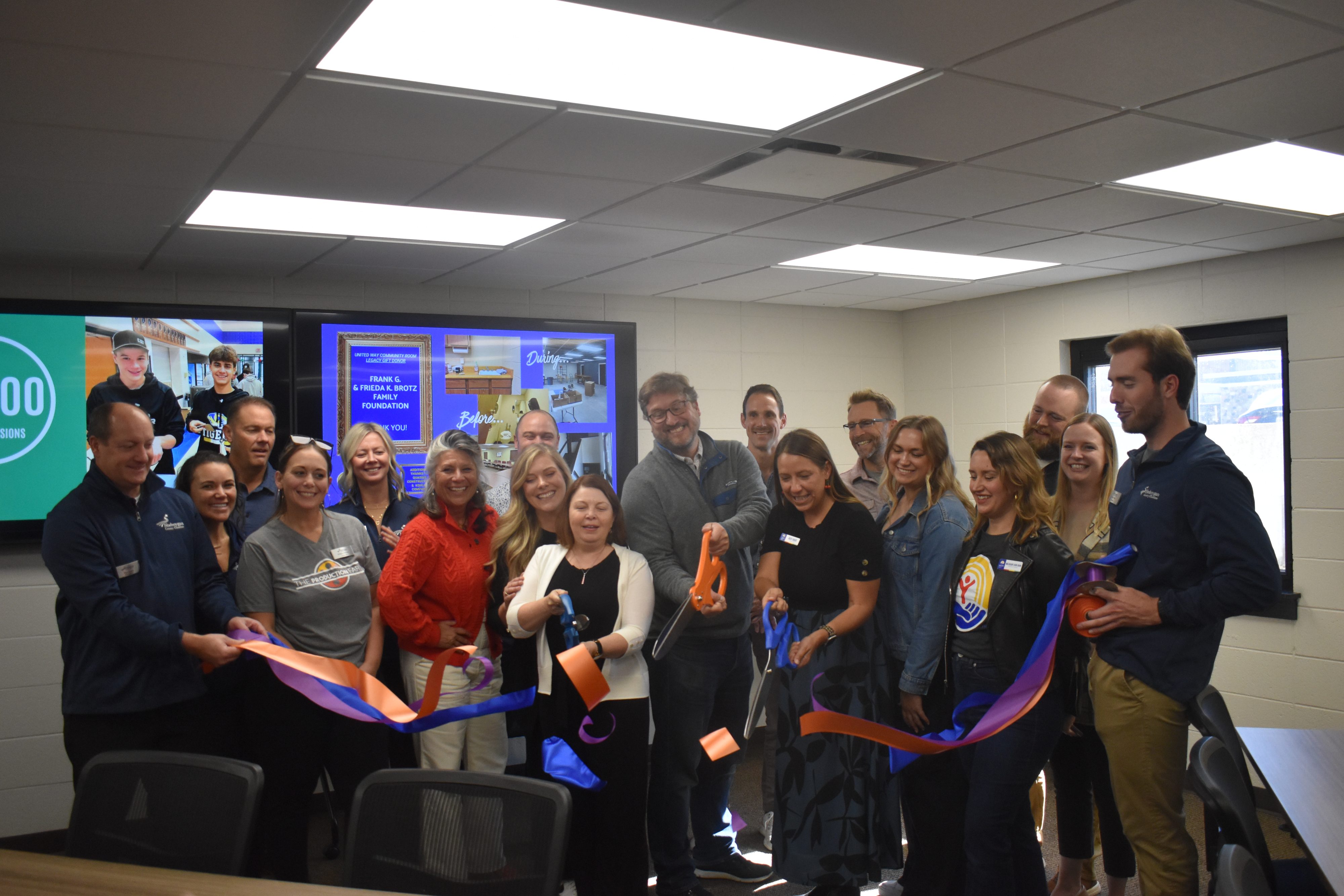 Local Partners Gather to Unveil the United Way of Sheboygan County's Community Room