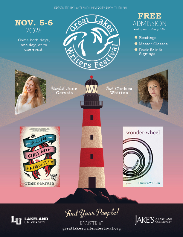 Authors Gathering in Sheboygan County for Annual Great Lakes Writers Festival Next Month