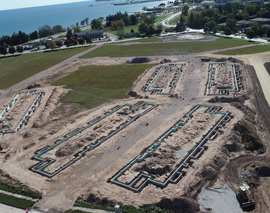 Foundation Laid For Multi-Family Development On Former Manitowoc Mall Properties