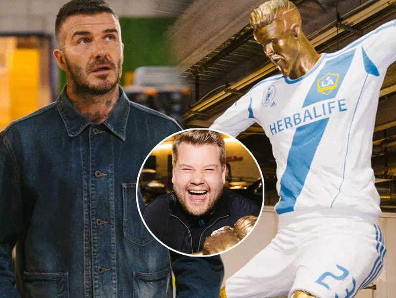 James Corden Pranks David Beckham Big Time!! (VIDEO)