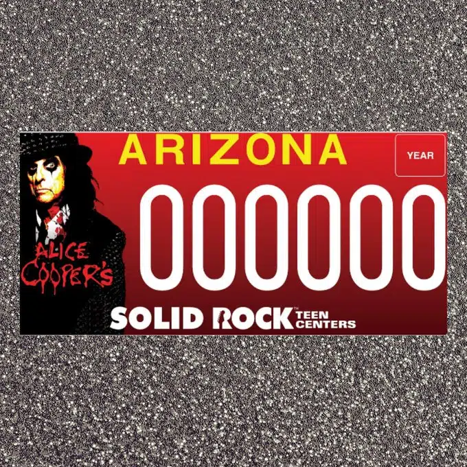 ALICE COOPER GETS HIS OWN SPECIALTY LICENSE PLATE IN ARIZONA