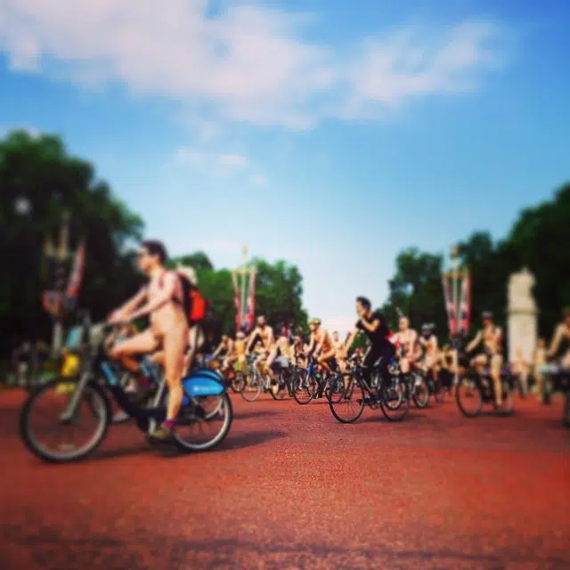 14th Annual Naked Bike Ride In Philadelphia Rock 107